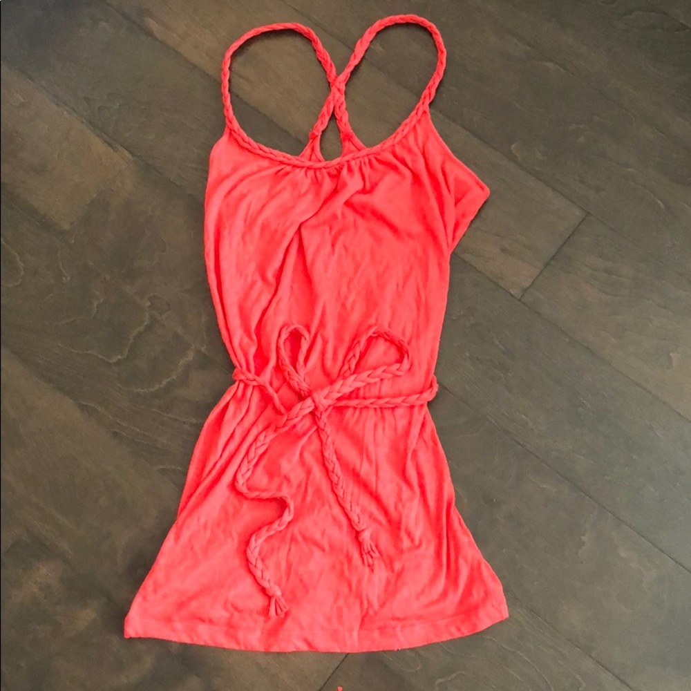 XXI CORAL TANK TOP W BRAIDED BELT SZ S